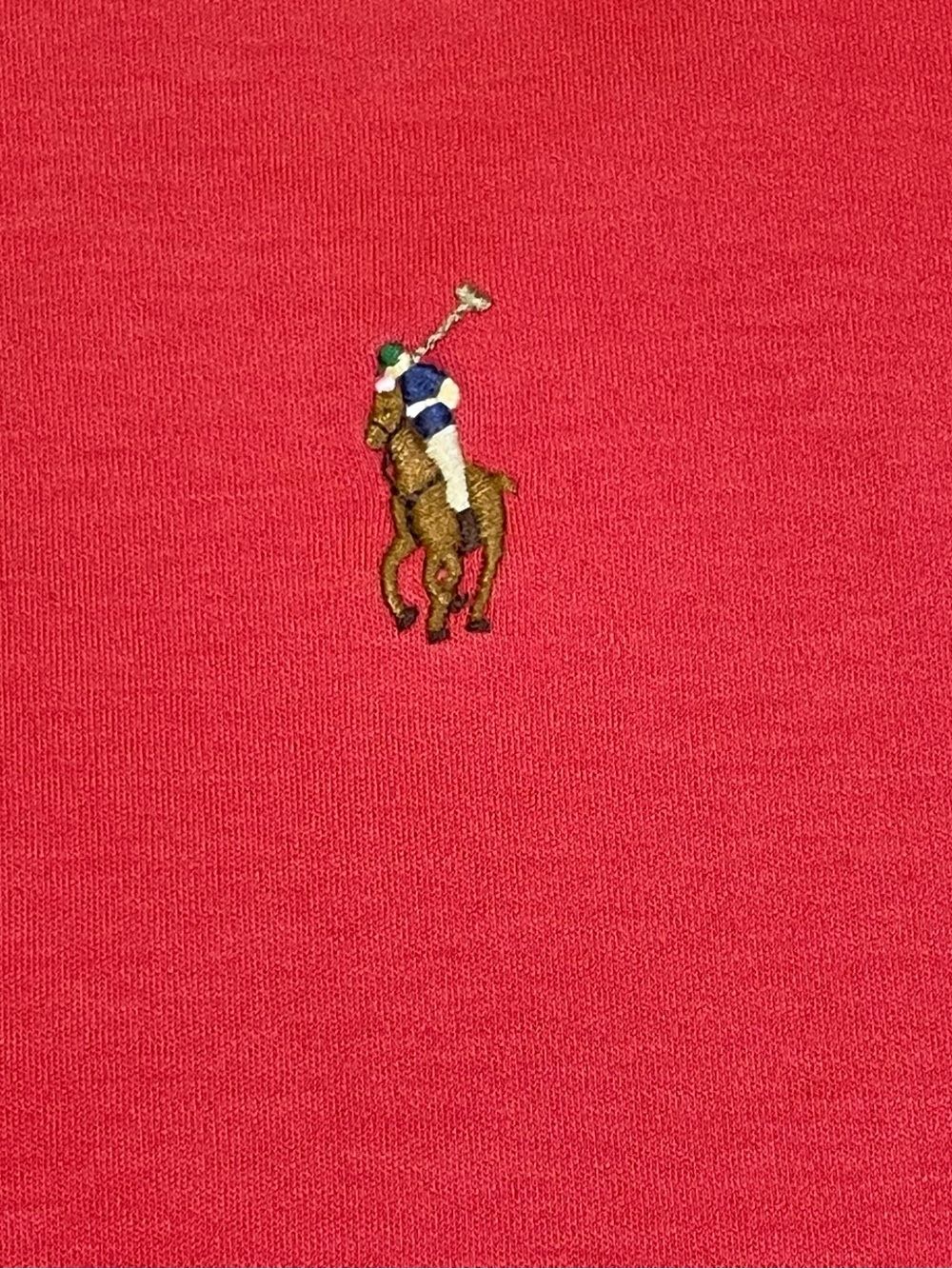 Polo Ralph Lauren Men's XL Classic Fit Short Sleeve Polo Red Soft Flesh Pony